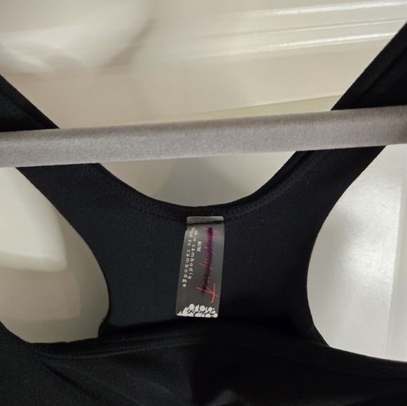 FP Movement by Free People "Never Better" Runsie Black Romper, Size Medium - Picture 3 of 8